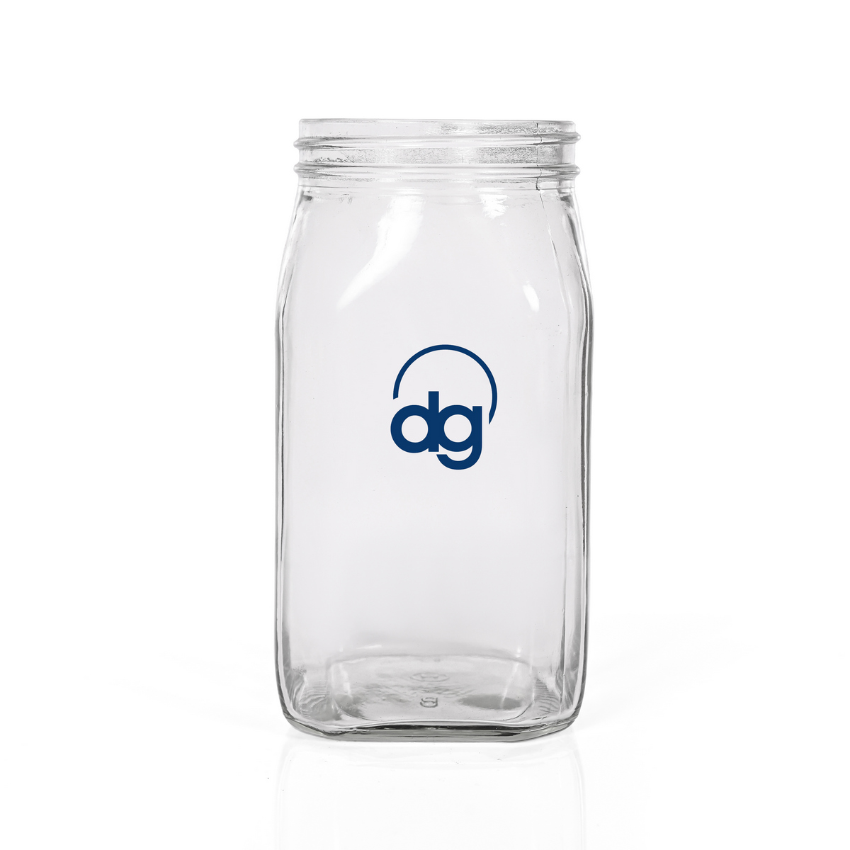 FHNY-1000-101: 1KG Sqaure Honey Glass Jar