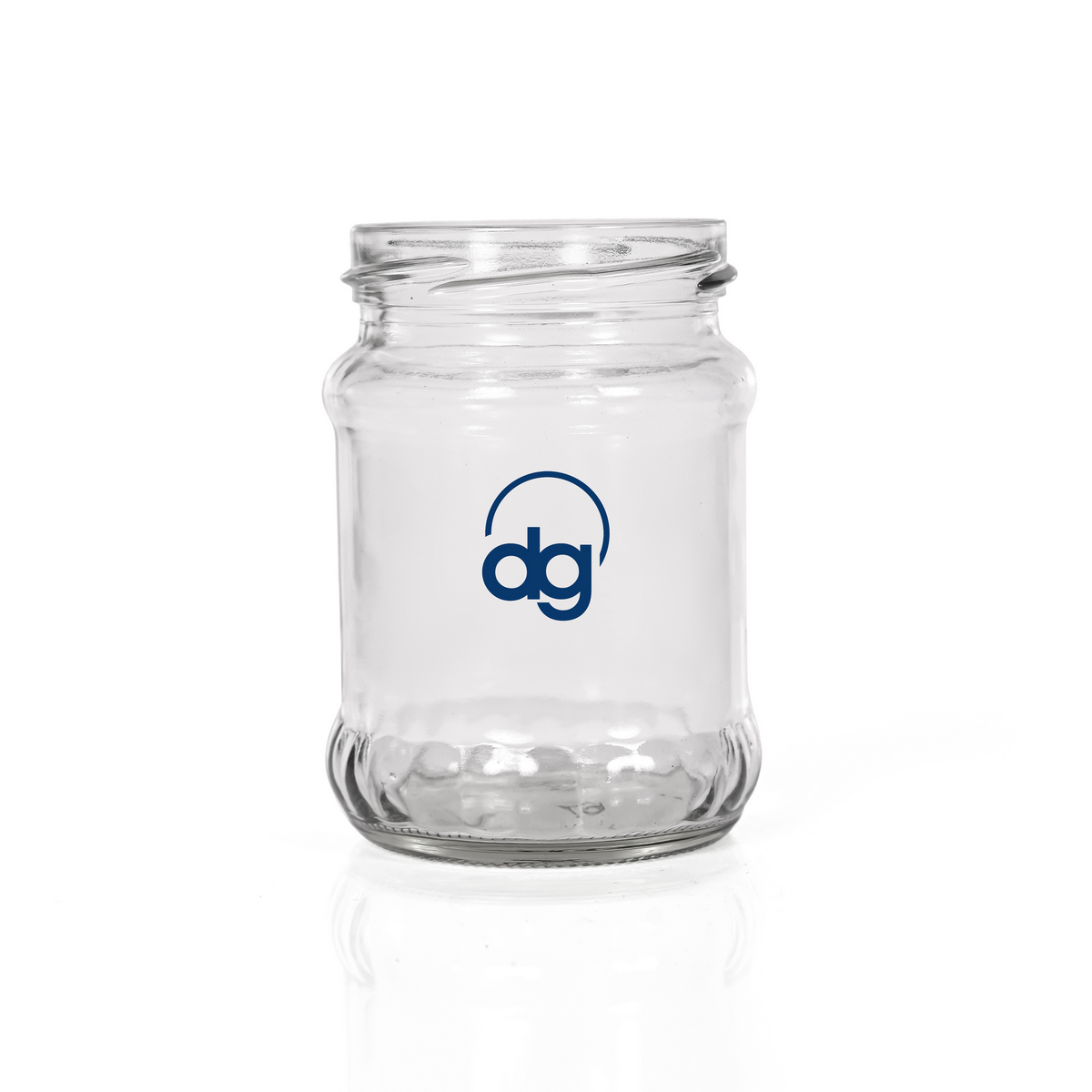 FJPC-0230-039: 230ml Flutted Glass Jar
