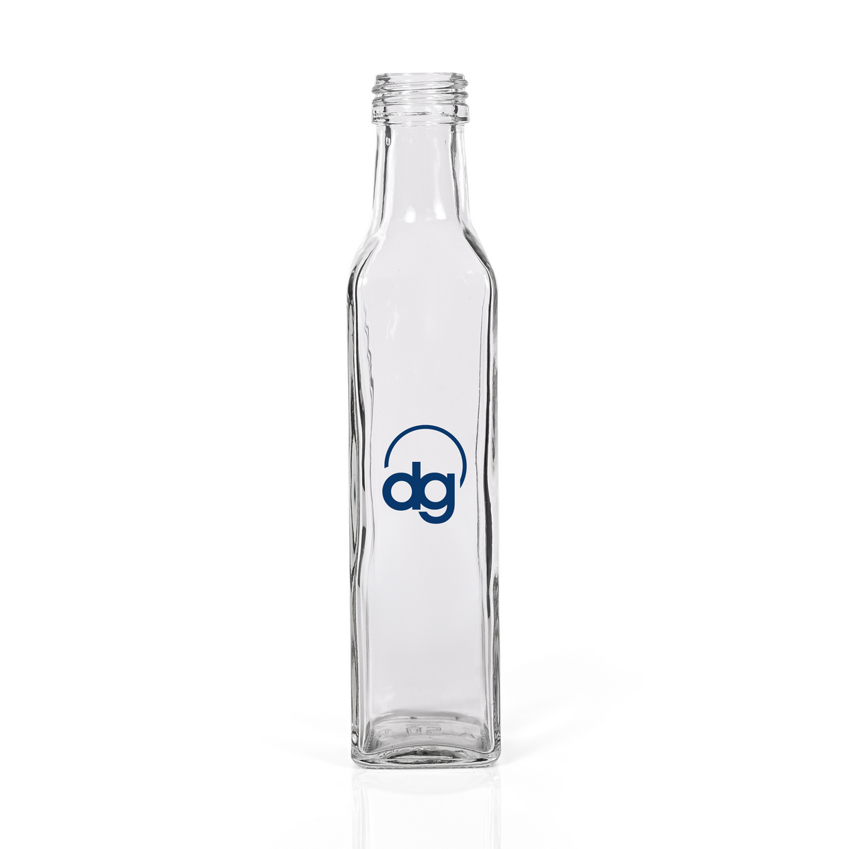 FOIL-0500-087: 500ml Square Marasca Glass Bottle