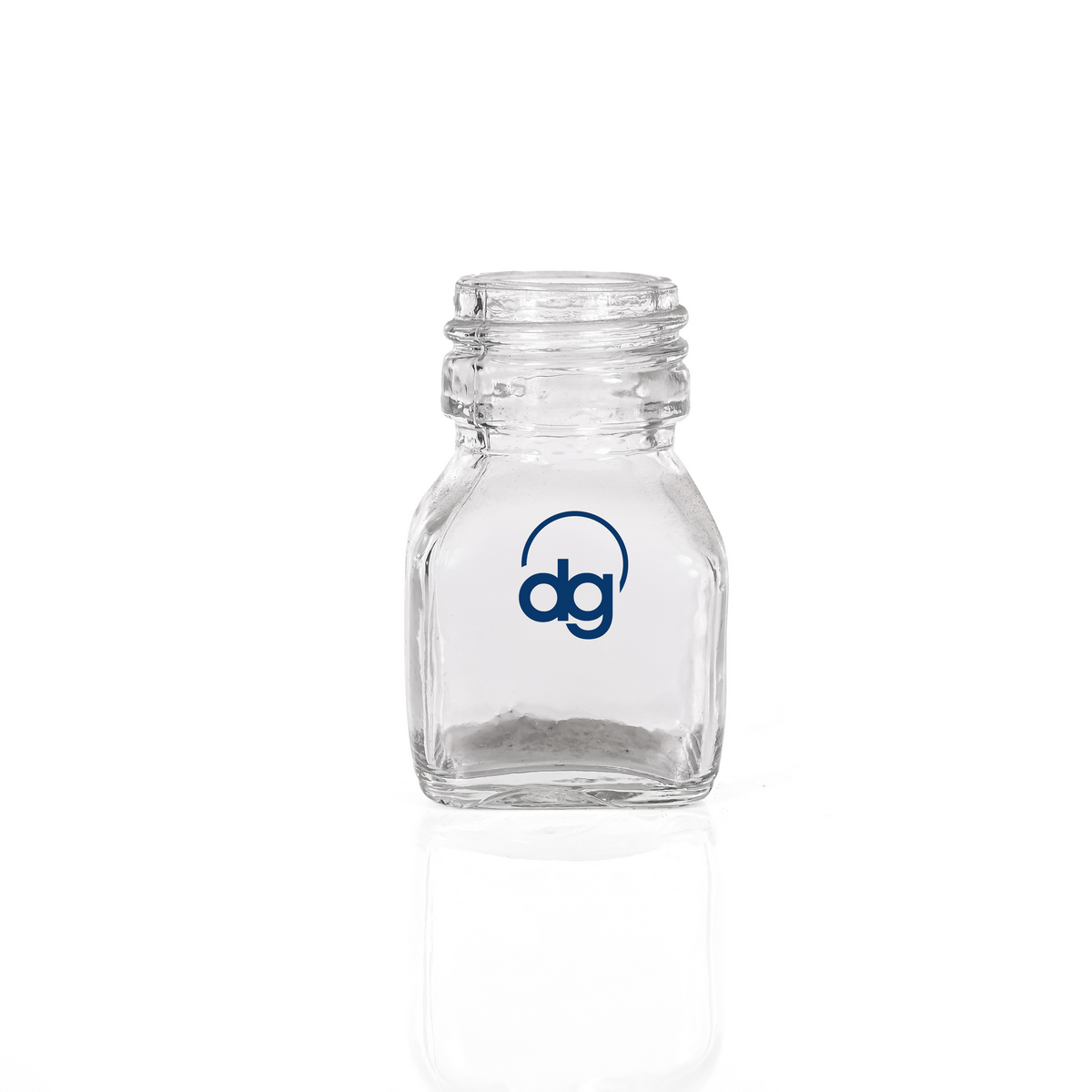 FHNY-0025-002: 25Gms Square Fancy Glass Jar