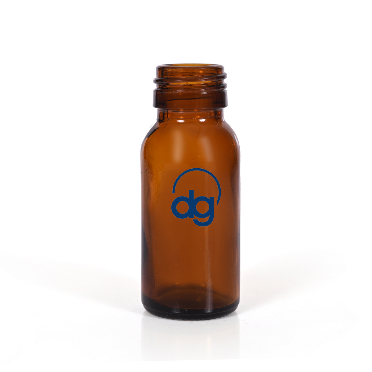 PABL-0032-020: 32ml Round Amber Glass Bottle