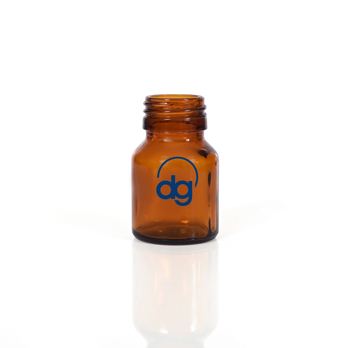 PABL-0045-022: 45ml (G-22) Amber Glass Bottle