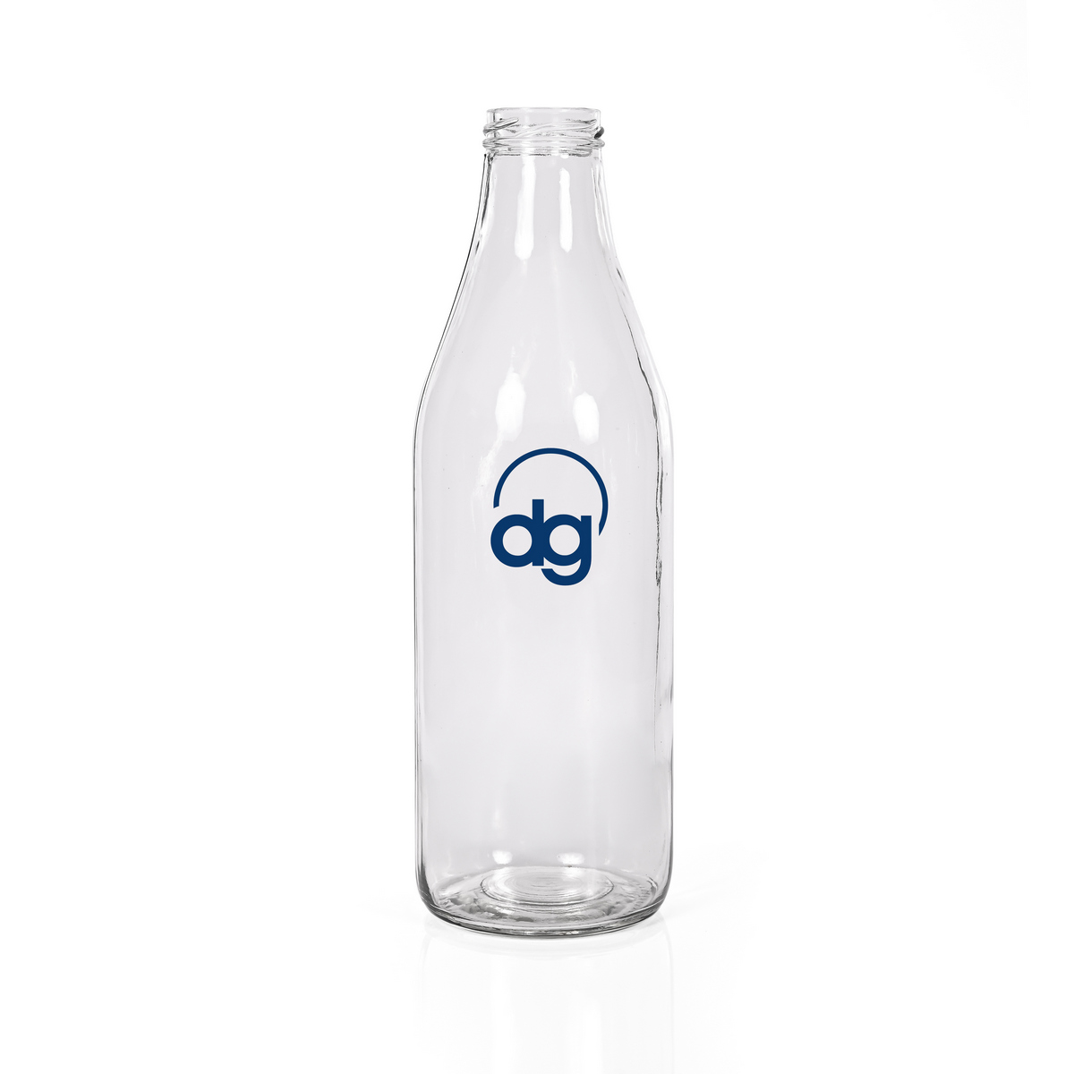 BMWJ-0500-023: 500ml Flint Round Glass Bottle
