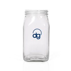 1KG Sqaure Honey Glass Jar