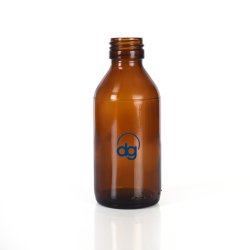 130ml Ring Amber Bottle